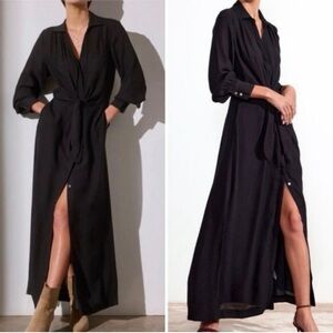 Brochu Walker Madsen Maxi Dress Black XS